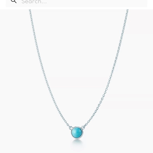 Tiffany & Co. Jewelry - Tiffany and co Elsa peretti Color by the Yard Turquoise Pendant